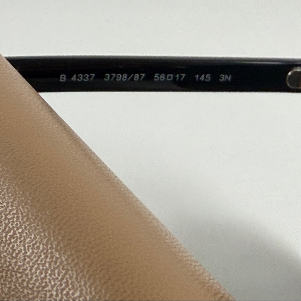 Burberry BE4337 Black Dark Grey Sunglasses - Picture 7 of 8